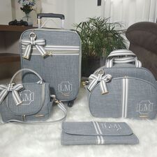 Kit Bolsas de Maternidade Cinza em Canoas